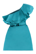 Load image into Gallery viewer, Ruffled one-shoulder dress
