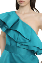 Load image into Gallery viewer, Ruffled one-shoulder dress
