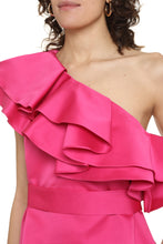 Load image into Gallery viewer, Ruffled one-shoulder dress
