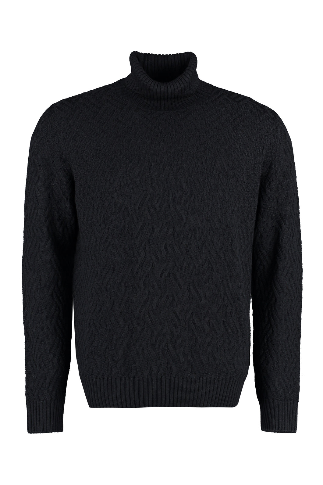 Turtleneck wool pullover