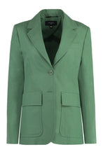 Load image into Gallery viewer, Dattero cotton-linen blend jacket

