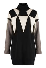 Load image into Gallery viewer, Denaro knitted turtleneck dress
