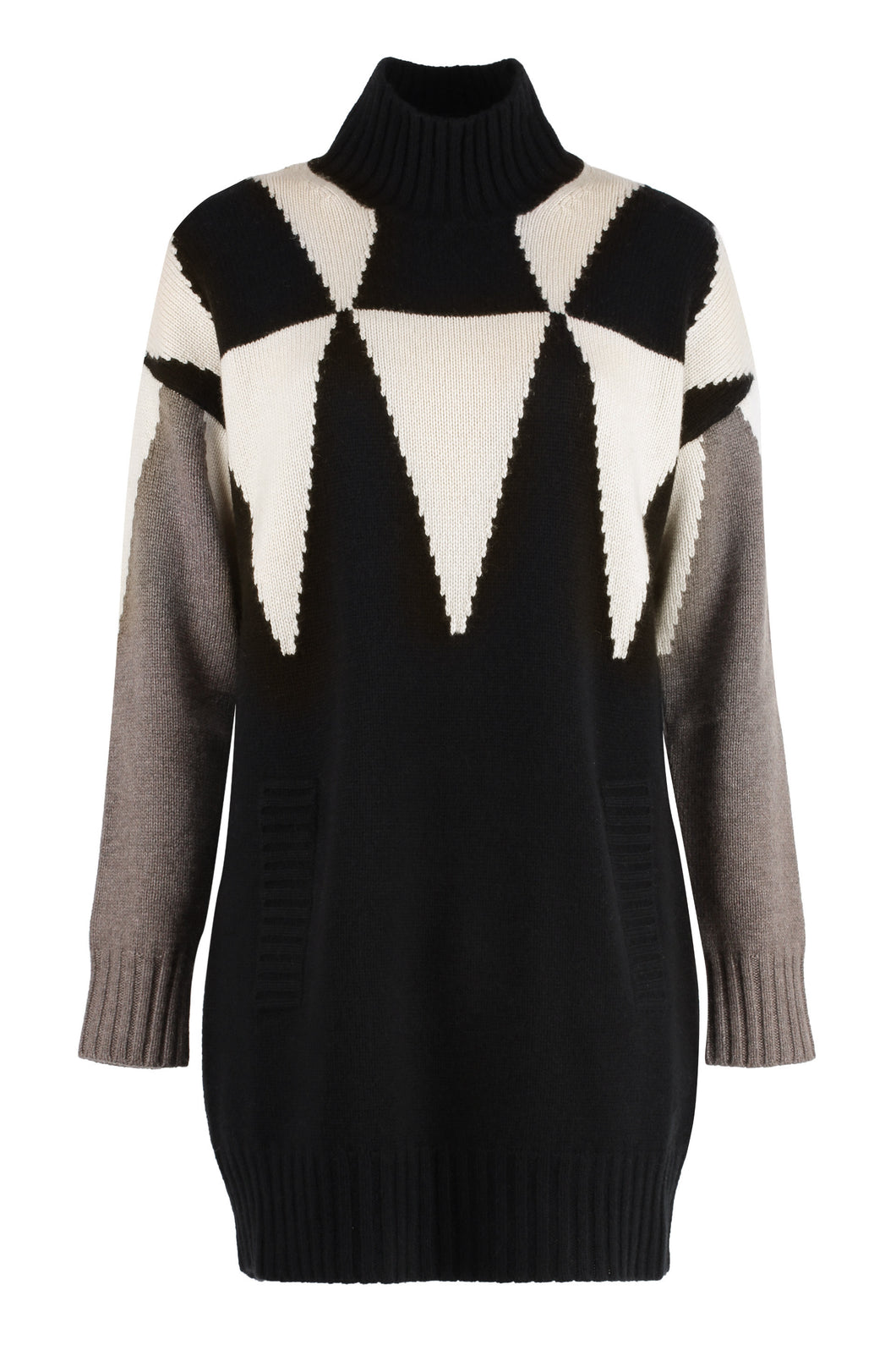 Denaro knitted turtleneck dress