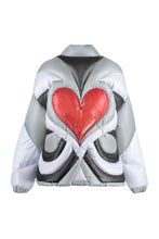 Load image into Gallery viewer, Puff Khris Heart down jacket
