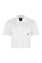 Load image into Gallery viewer, Short sleeve cotton blend shirt
