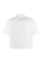 Load image into Gallery viewer, Short sleeve cotton blend shirt
