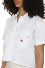 Load image into Gallery viewer, Short sleeve cotton blend shirt
