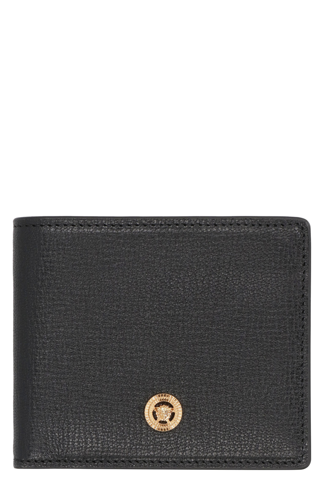 Medusa Biggie grainy leather wallet