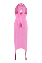 Load image into Gallery viewer, Neck-strap crepe dress
