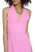 Load image into Gallery viewer, Neck-strap crepe dress
