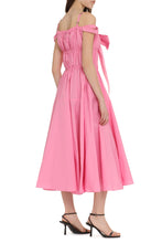 Load image into Gallery viewer, Gathered poplin dress

