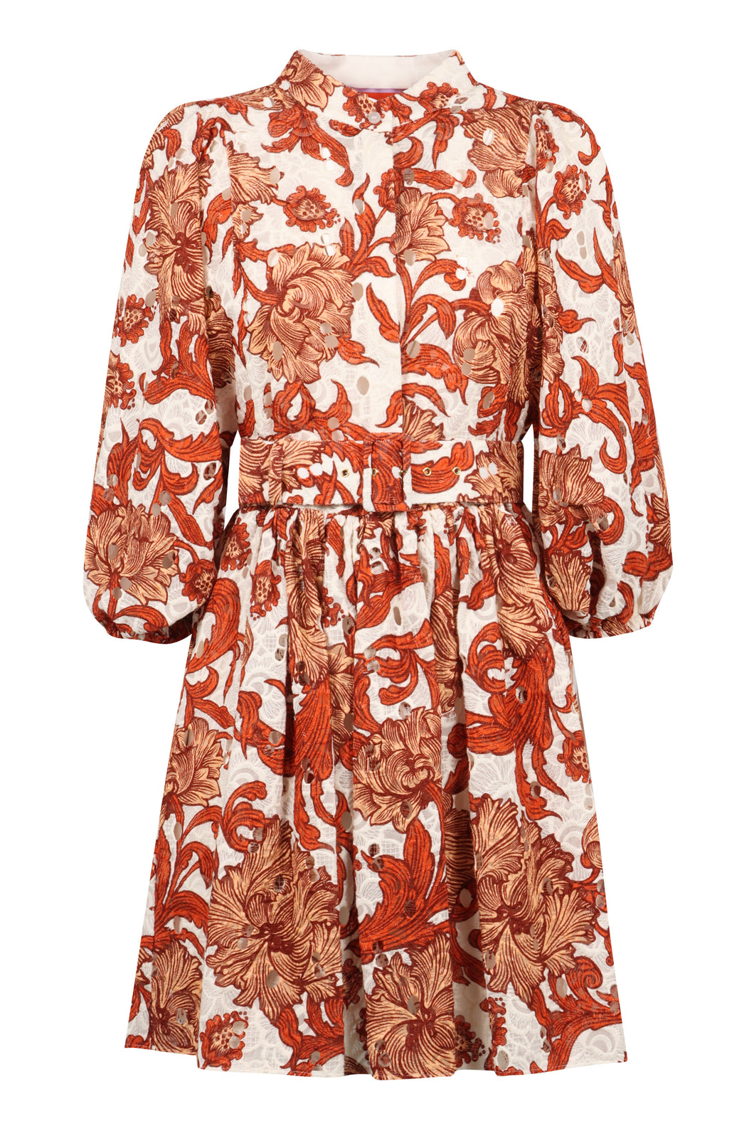 Portofino printed cotton dress