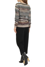 Load image into Gallery viewer, Chevron motif sweater
