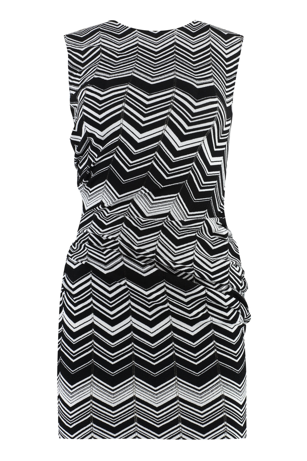 Jacquard knit mini-dress
