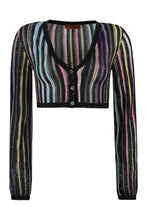Load image into Gallery viewer, Jacquard knit cardigan
