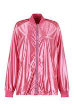 Load image into Gallery viewer, Techno satin full-zip sweatshirt
