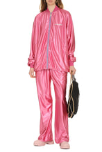Load image into Gallery viewer, Techno satin full-zip sweatshirt
