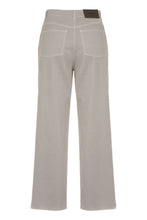 Load image into Gallery viewer, Stretch cotton wide leg trousers
