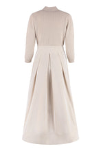 Load image into Gallery viewer, Midi dress with flared hem
