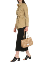 Load image into Gallery viewer, Educata stand-up collar cotton shirt
