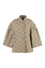 Load image into Gallery viewer, Cotton cape coat
