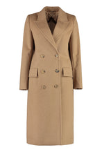 Load image into Gallery viewer, Elmi camel wool coat
