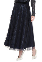 Load image into Gallery viewer, Sequined tulle skirt
