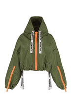 Load image into Gallery viewer, Khris Crop hooded windbreaker
