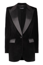 Load image into Gallery viewer, Single-breasted velvet jacket
