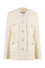 Load image into Gallery viewer, Wool blend tweed jacket
