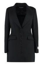 Load image into Gallery viewer, Turlington single-breasted technical jersey blazer
