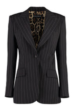 Load image into Gallery viewer, Wool pinstripe blazer

