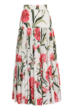 Load image into Gallery viewer, Floral print maxi skirt
