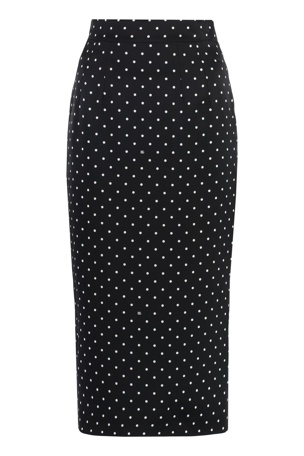 Printed pencil skirt