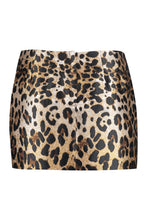 Load image into Gallery viewer, Leopard print mini skirt
