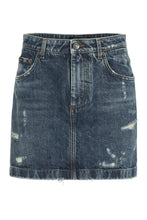 Load image into Gallery viewer, Denim mini skirt
