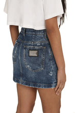 Load image into Gallery viewer, Denim mini skirt
