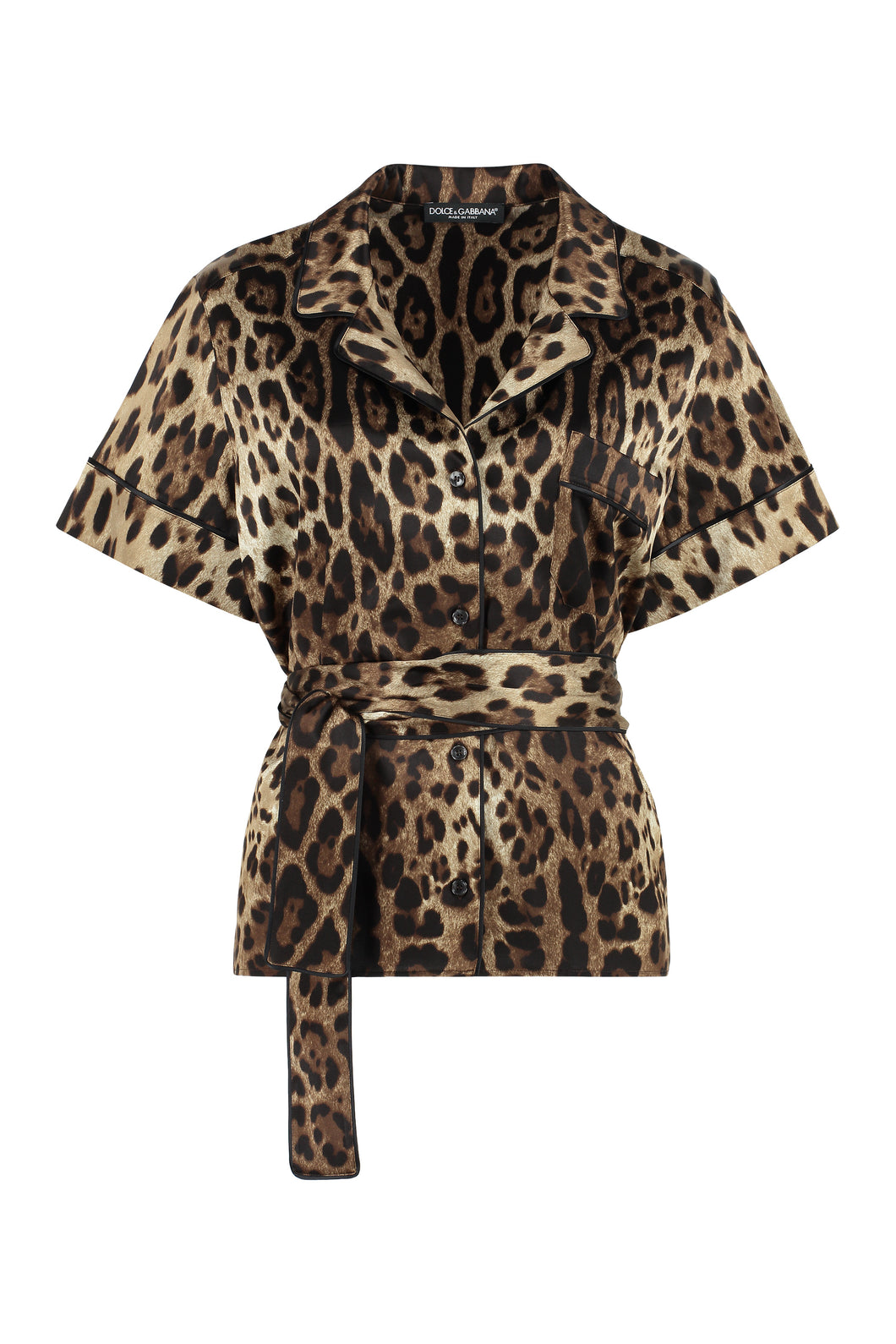 Printed silk shirt