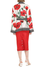 Load image into Gallery viewer, Printed silk blouse
