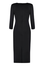 Load image into Gallery viewer, Virgin wool midi dress
