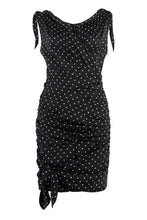 Load image into Gallery viewer, Polka-dot print silk mini dress
