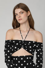 Load image into Gallery viewer, Polka-dot print silk mini dress
