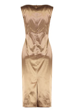 Load image into Gallery viewer, &quot;Stretch satin long dress&quot;
