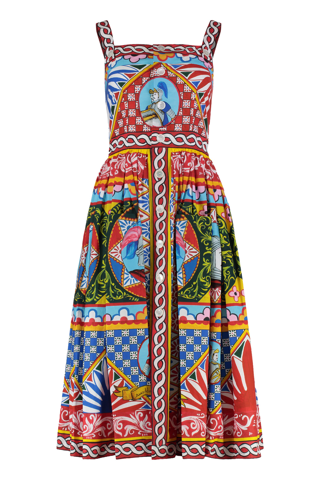 Printed cotton dress