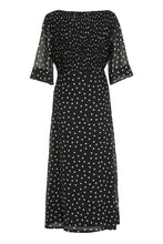 Load image into Gallery viewer, Polka-dot midi dress
