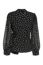 Load image into Gallery viewer, Printed crêpe shirt
