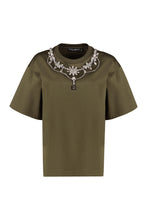 Load image into Gallery viewer, Crewneck t-shirt with decoration
