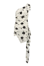 Load image into Gallery viewer, One-shoulder floral dress
