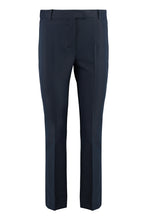 Load image into Gallery viewer, Stretch viscose trousers with flared hem
