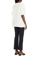 Load image into Gallery viewer, Stretch viscose trousers with flared hem
